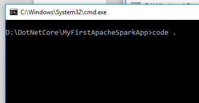 .Net Core With Apache Spark